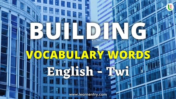 Building vocabulary words in Twi and English - Common Twi Vocabulary