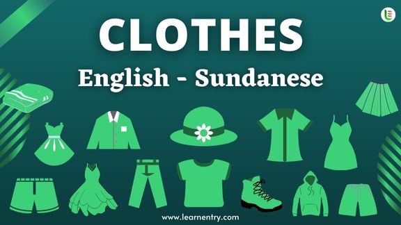 Cloth names in Sundanese and English