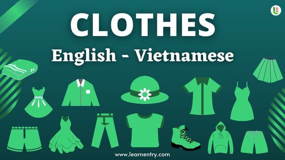 Cloth names in Vietnamese and English