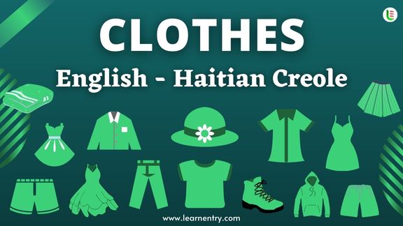 Cloth names in Haitian creole and English