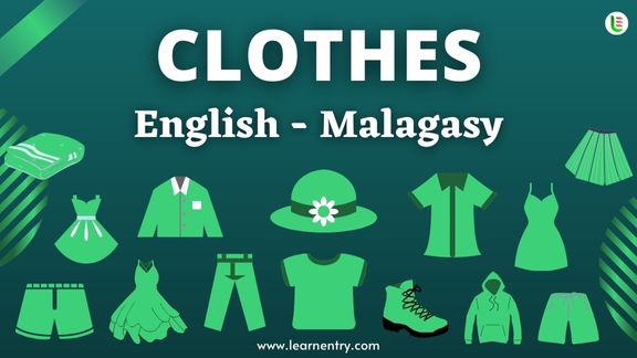 Cloth names in Malagasy and English - Common Malagasy Vocabulary