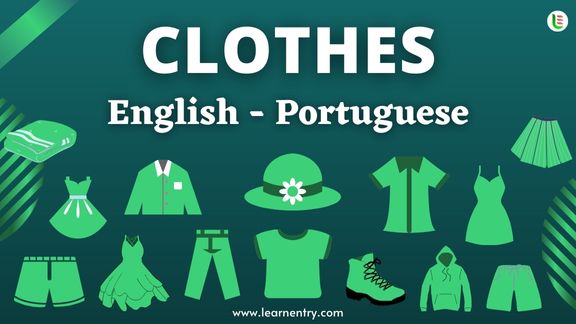 Cloth names in Portuguese and English