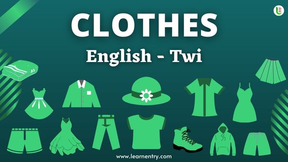 Cloth names in Twi and English