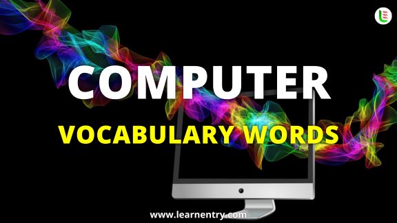 Computer vocabulary words in English