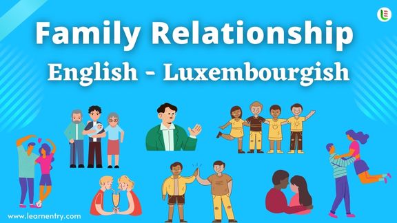 Family Relationship names in Luxembourgish and English