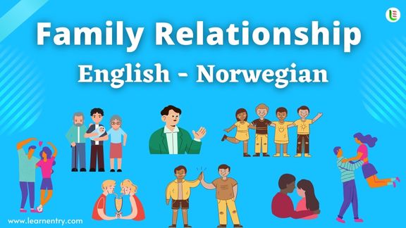 Family Relationship names in Norwegian and English