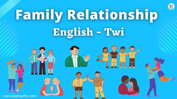 Family Relationship names in Twi and English - Common Twi Vocabulary