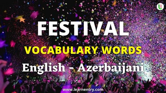 Festival names in Azerbaijani and English - Common Azerbaijani Vocabulary