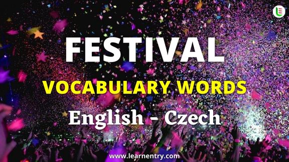 Festival names in Czech and English - Common Czech Vocabulary
