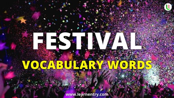 Learn Festival names in English vocabulary in English | Learn Entry