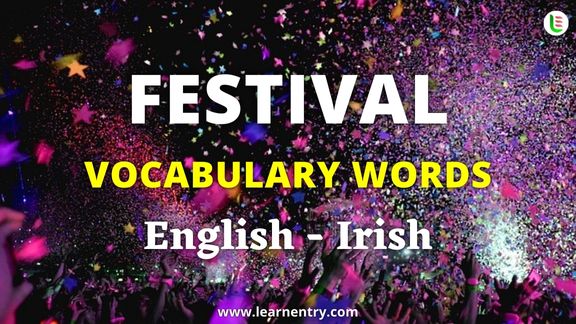 Festival names in Irish and English - Common Irish Vocabulary