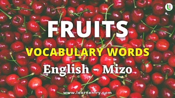 Fruits names in Mizo and English