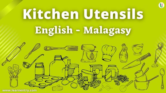 Kitchen utensils names in Malagasy and English