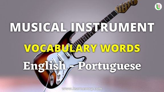 Musical Instrument names in Portuguese and English - Common Portuguese Vocabulary