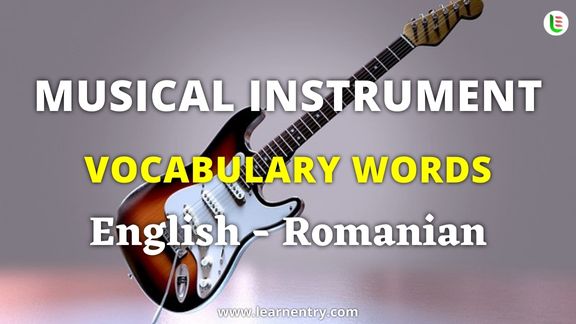 Musical Instrument names in Romanian and English - Common Romanian Vocabulary