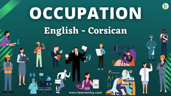 Occupation names in Corsican and English
