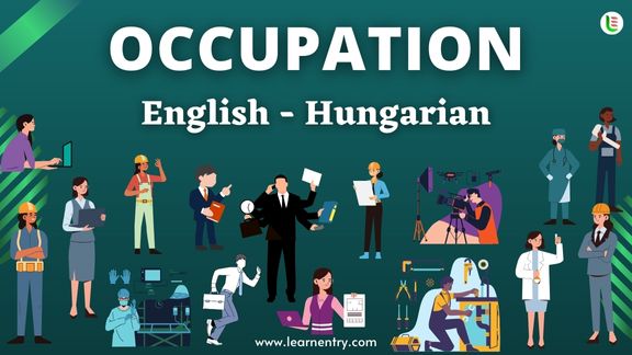 Occupation names in Hungarian and English