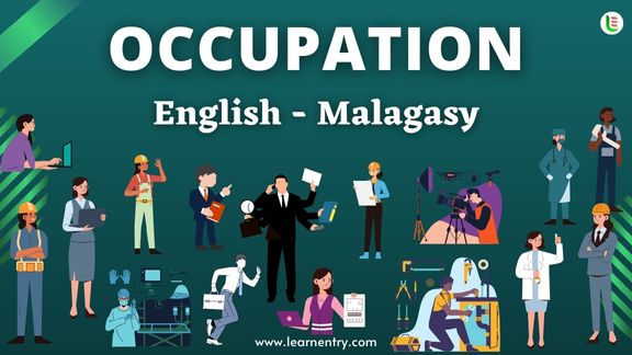 Occupation names in Malagasy and English