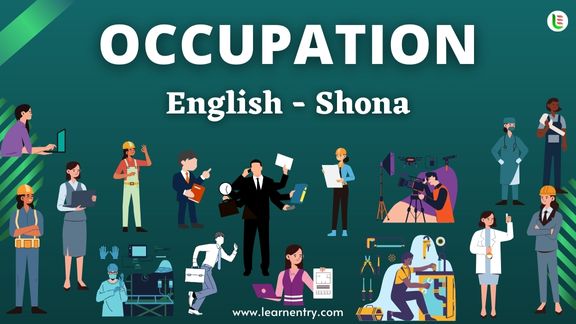 Occupation names in Shona and English