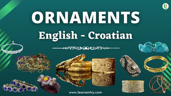 Ornaments names in Croatian and English