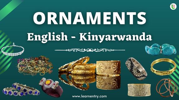 Ornaments names in Kinyarwanda and English - Common Kinyarwanda Vocabulary