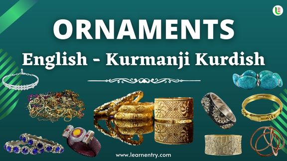 Ornaments names in Kurmanji kurdish and English