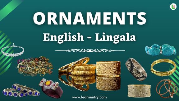 Ornaments names in Lingala and English - Common Lingala Vocabulary
