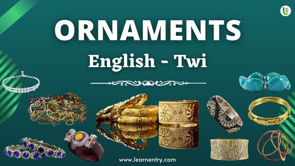 Ornaments names in Twi and English - Common Twi Vocabulary