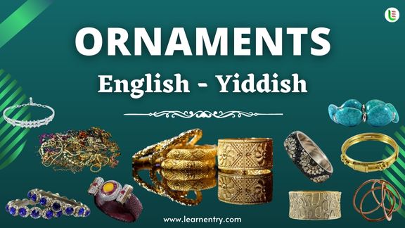 Ornaments names in Yiddish and English