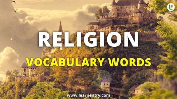 Religion vocabulary words in English