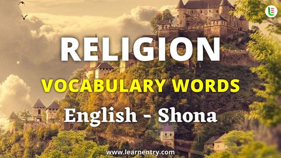Religion vocabulary words in Shona and English - Common Shona Vocabulary