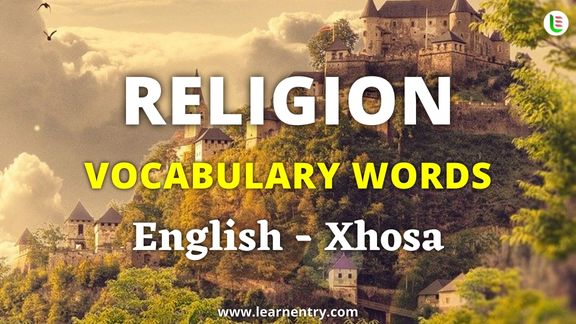 Religion vocabulary words in Xhosa and English - Common Xhosa Vocabulary