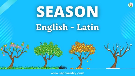 Season names in Latin and English