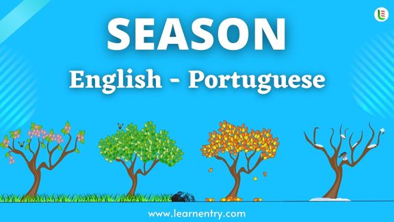 Season names in Portuguese and English