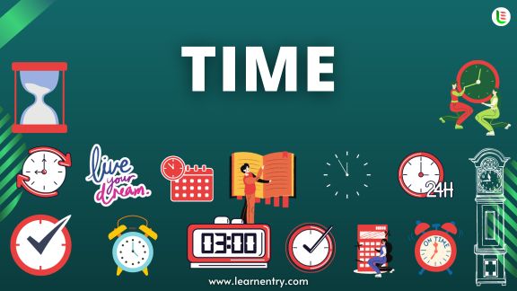 Time vocabulary words in English